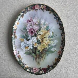Vintage 1997 Lena Liu “Exquisite” The Bradford Exchange Decorative Plate
